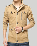 Jeans Co. Men's Belted Denim Jacket